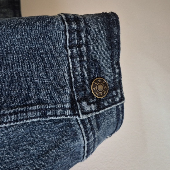 DG2) Diane Gilliam Jean Jacket (new) L - Picture 6 of 7